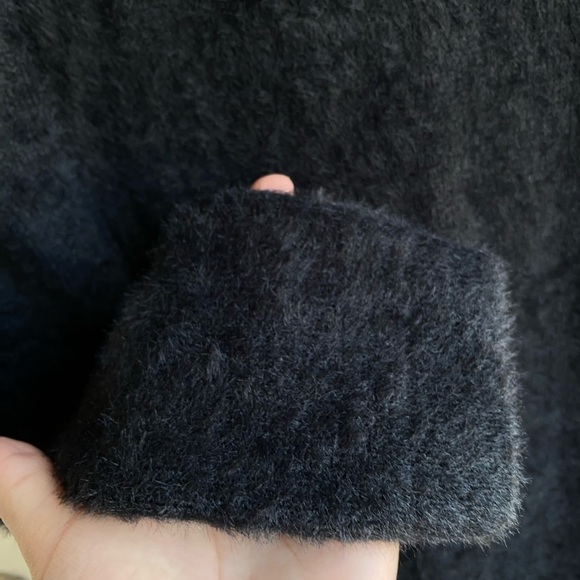 LPA REVOLVE  sweater dress    Black Mock Neck Long Sleeve Bodycon Dress - Picture 7 of 8